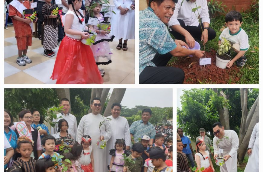 Peringatan Hari Lingkungan Hidup Sedunia Paroki Harapan Indah Bekasi