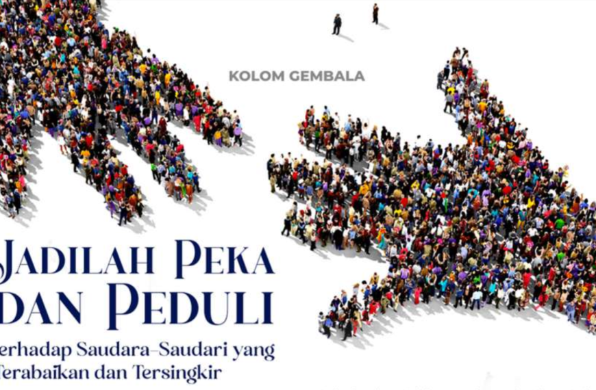 Kolom Gembala – Jadilah Peka dan Peduli